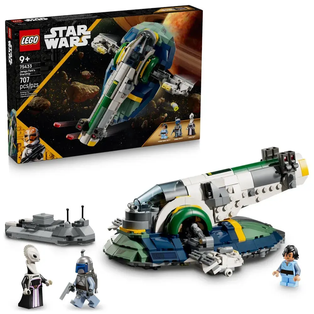 LEGO Star Wars 75433 Jango Fett's Starship box front