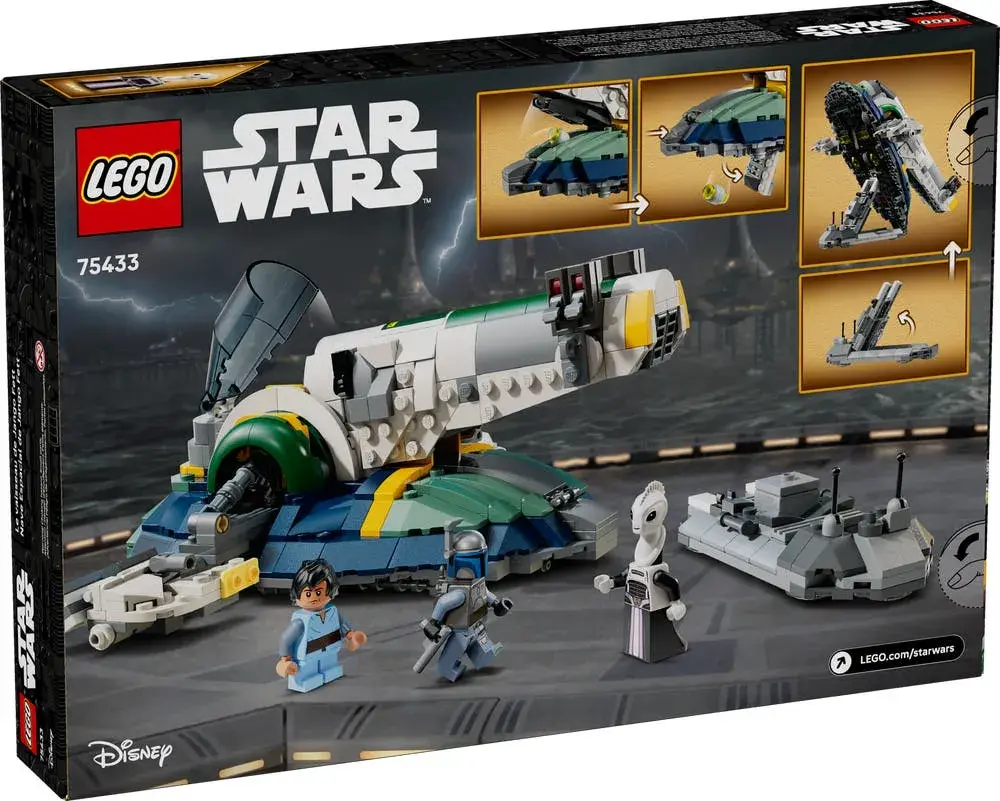 LEGO Star Wars 75433 Jango Fett's Starship box back
