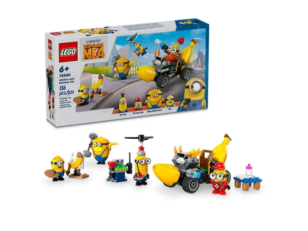 LEGO Despicable Me 75580 Minions and Banana Car box front