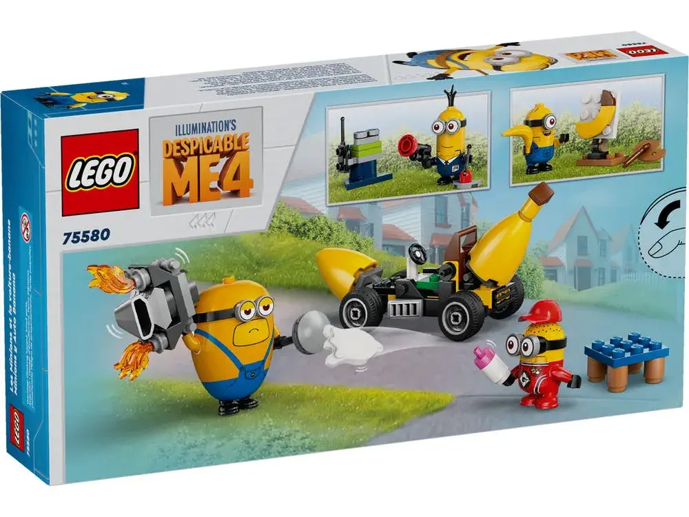 LEGO Despicable Me 75580 Minions and Banana Car box back