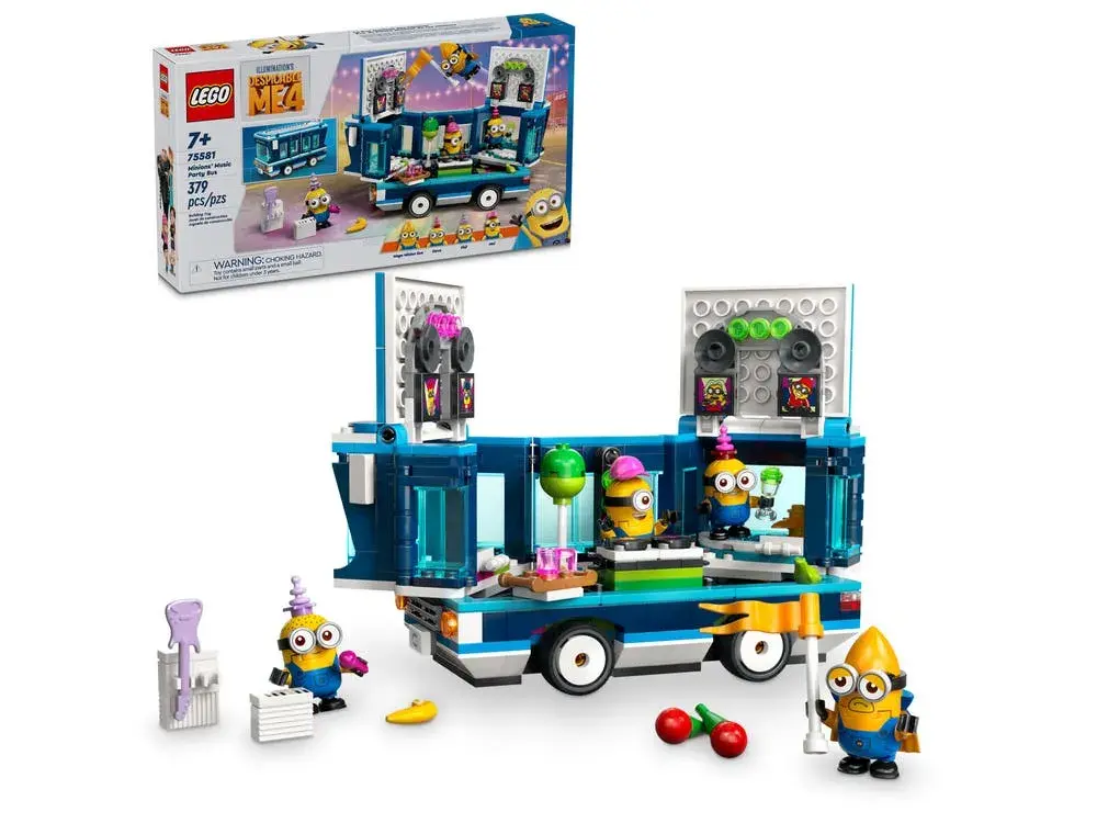 LEGO Despicable Me 75581 Minions' Music Party Bus box front