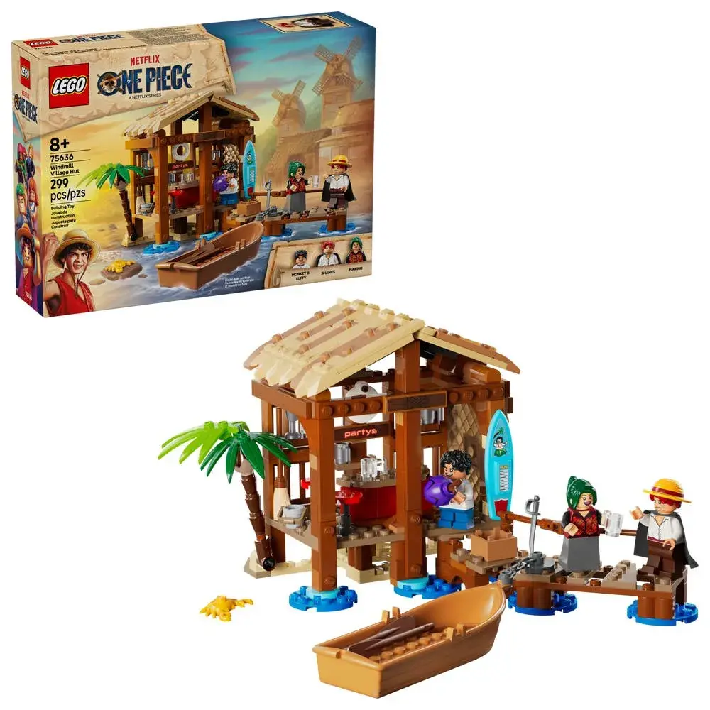 LEGO One Piece 75636 Windmill Village Hut box front