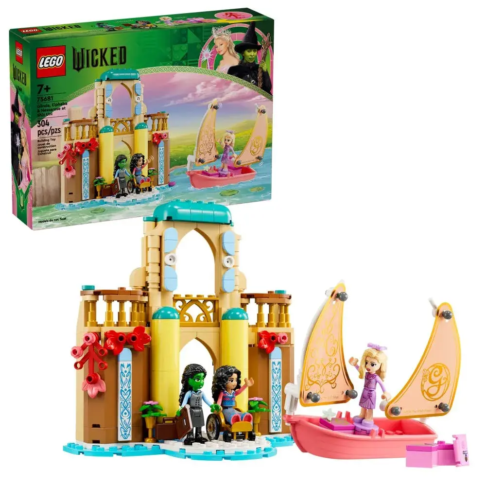 LEGO Wicked 75681 Glinda, Elphaba & Nessarose at Shiz University box front