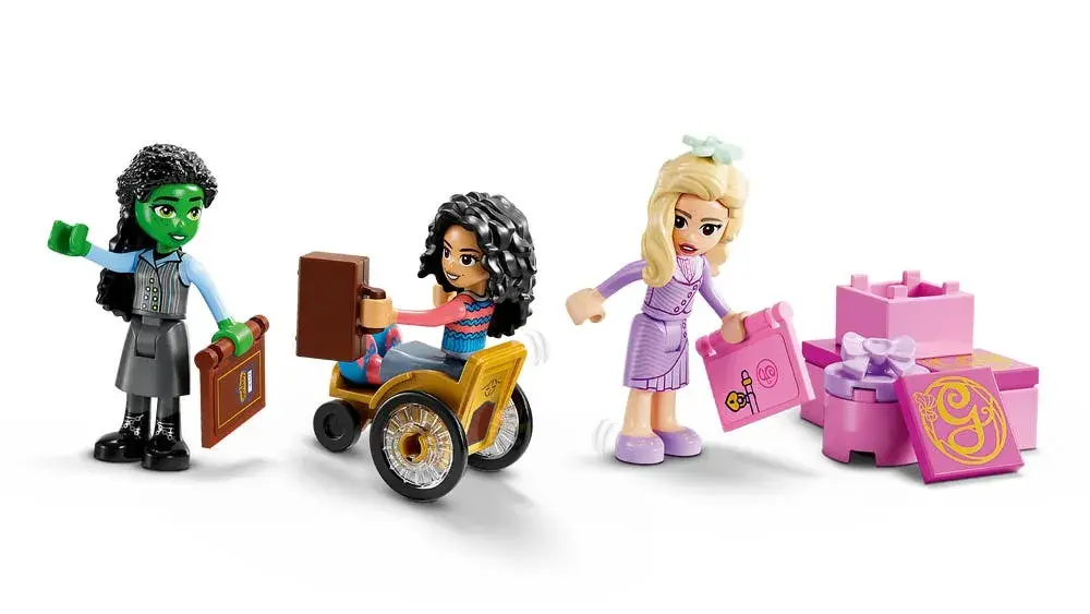 LEGO Wicked 75681 Glinda, Elphaba & Nessarose at Shiz University details