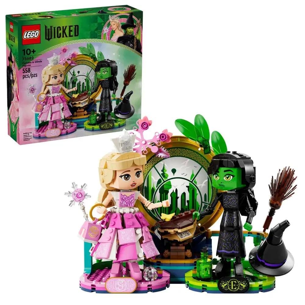 LEGO Wicked 75682 Elphaba & Glinda Figures box front