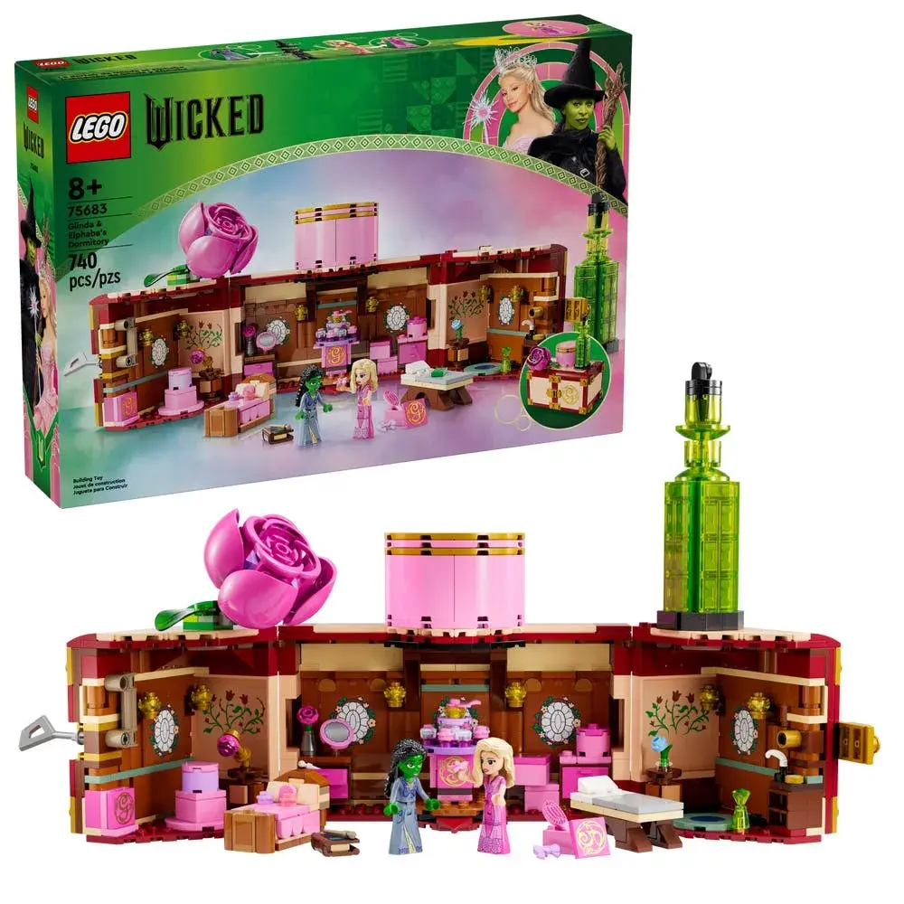 LEGO Wicked 75683 Glinda & Elphaba's Dormitory box front