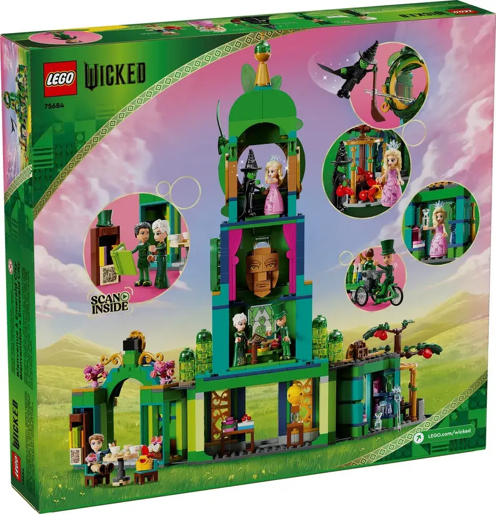LEGO Wicked 75684 Welcome to Emerald City box back