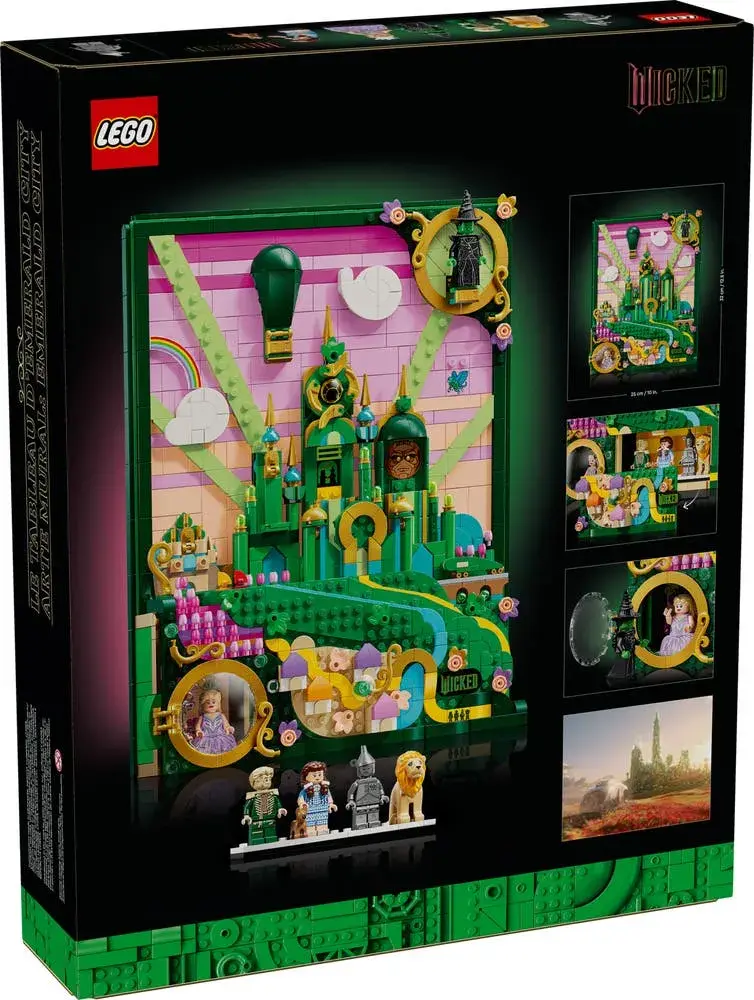 LEGO Wicked 75685 Emerald City Wall Art box back
