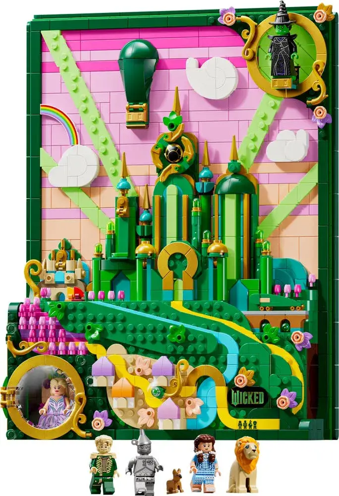 LEGO Wicked 75685 Emerald City Wall Art