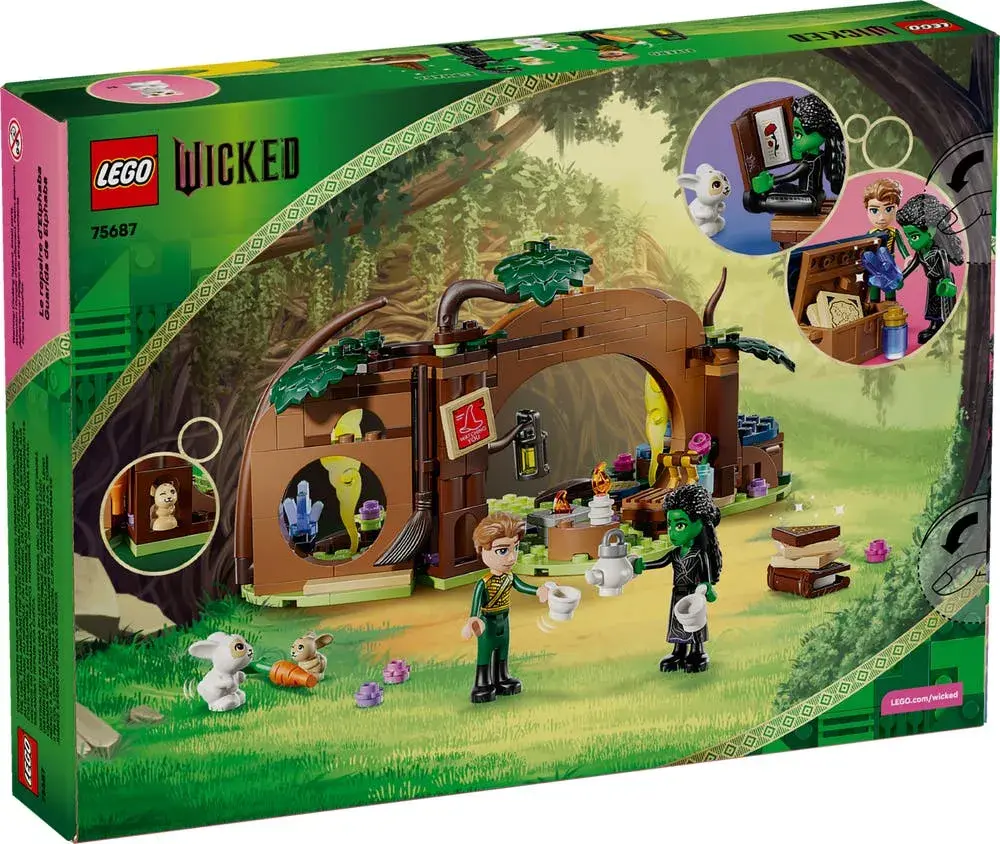 LEGO Wicked 75687 Elphaba's Retreat box back