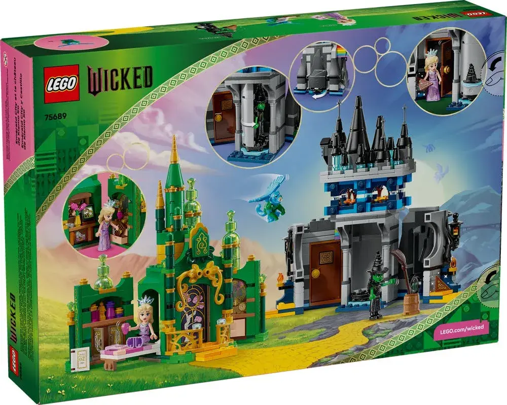 LEGO Wicked 75689 Emerald City & Kiamo Ko Castle box back