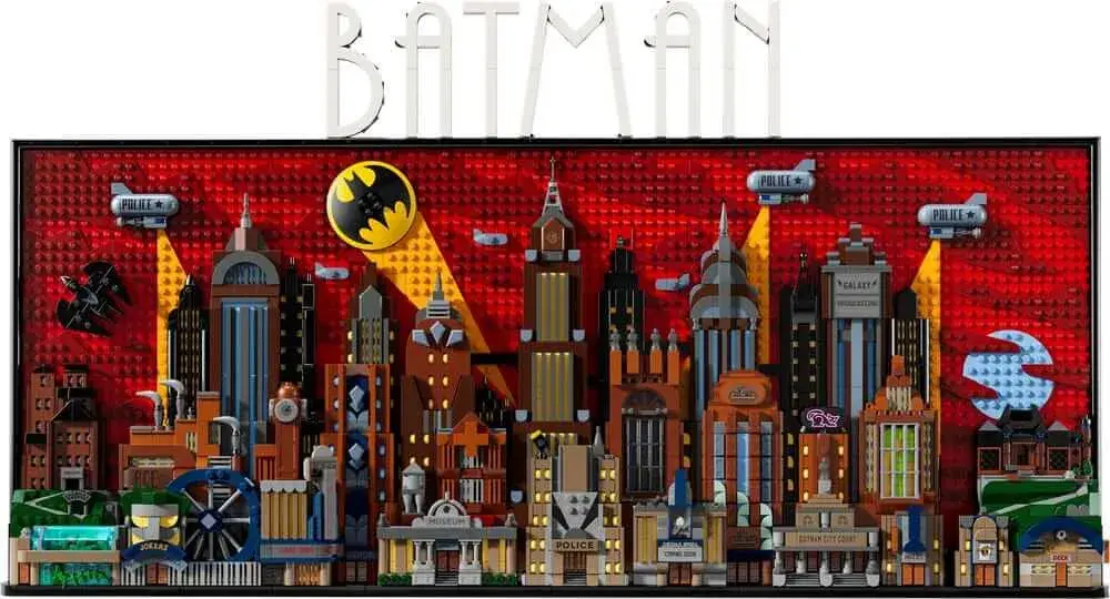LEGO DC 76271 Batman: The Animated Series Gotham City box back
