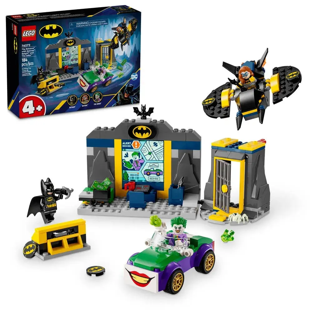 LEGO DC 76272 The Batcave with Batman, Batgirl and The Joker box front
