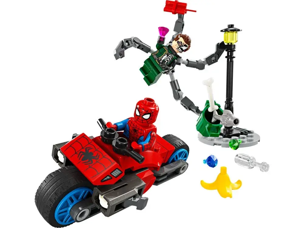 LEGO Marvel 76275 Motorcycle Chase: Spider-Man vs. Doc Ock