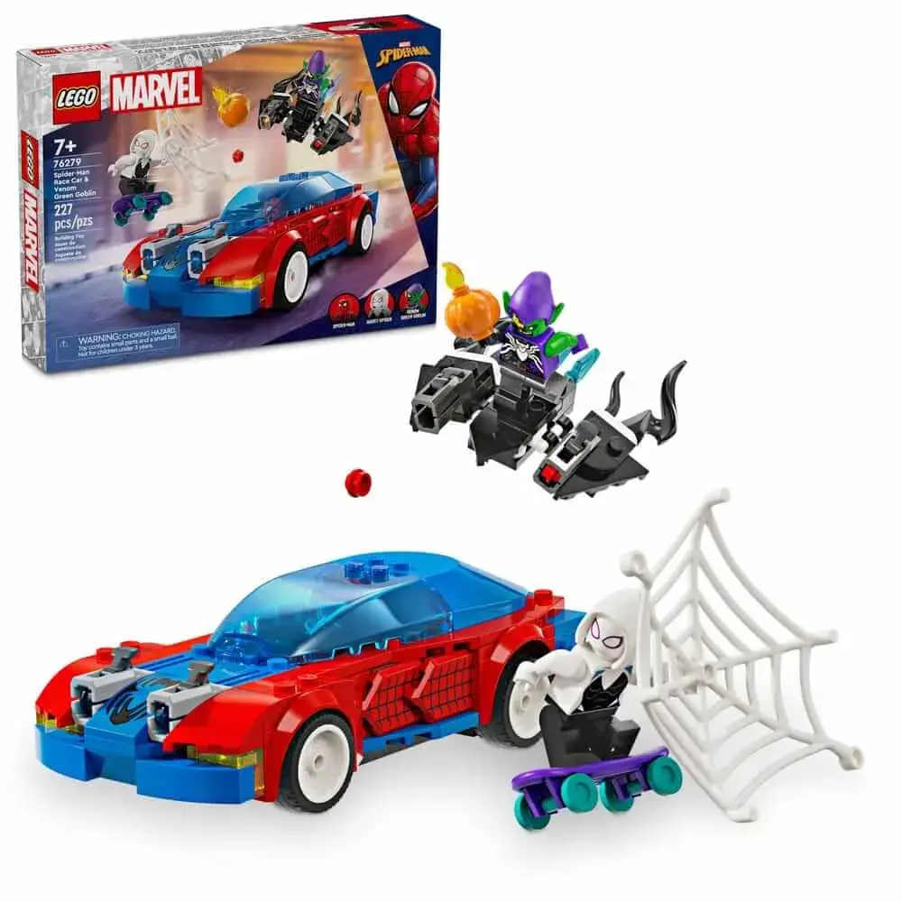 LEGO Marvel 76279 Spider-Man Race Car & Venom Green Goblin box front