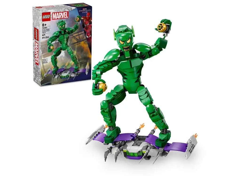 LEGO Marvel 76284 Green Goblin Construction Figure box back