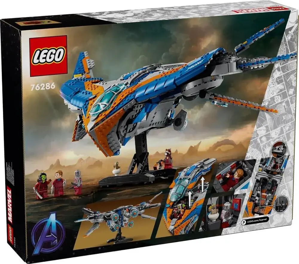 LEGO Marvel 76286 Guardians of the Galaxy: The Milano box back