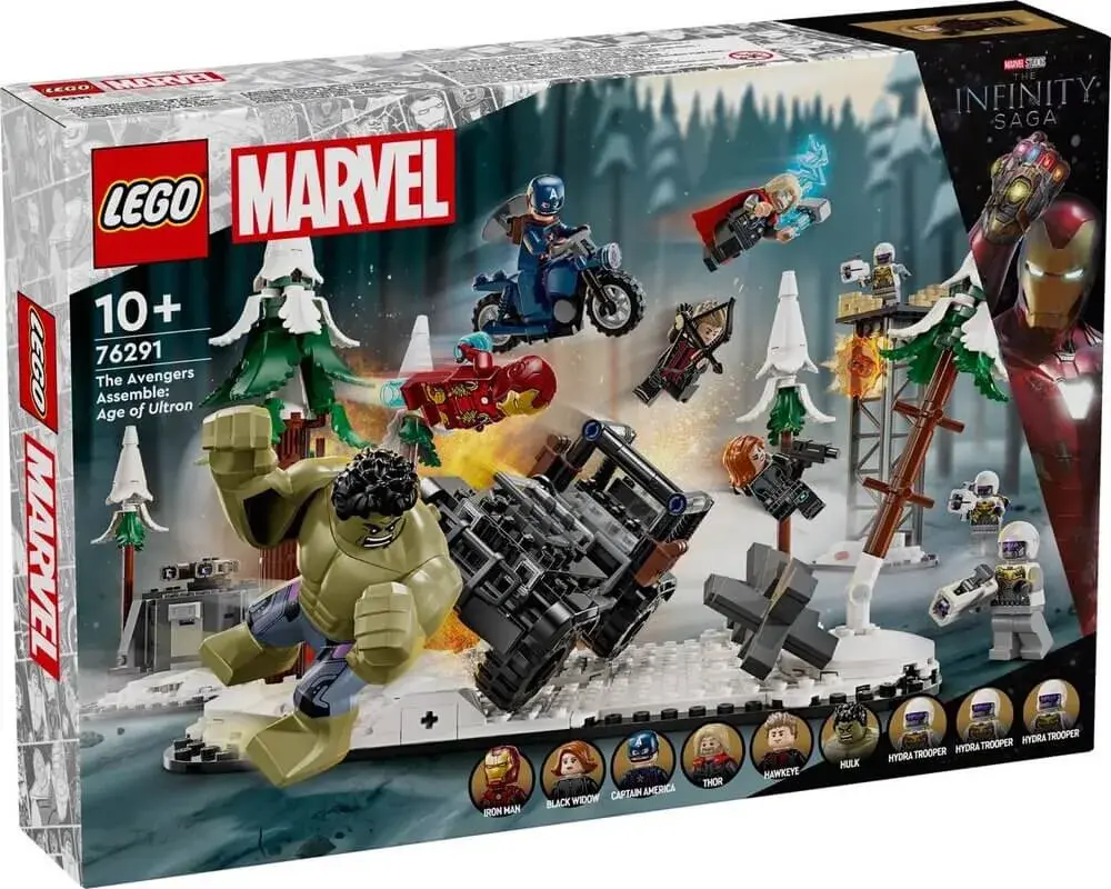 LEGO Marvel 76291 The Avengers Assemble: Age of Ultron box front