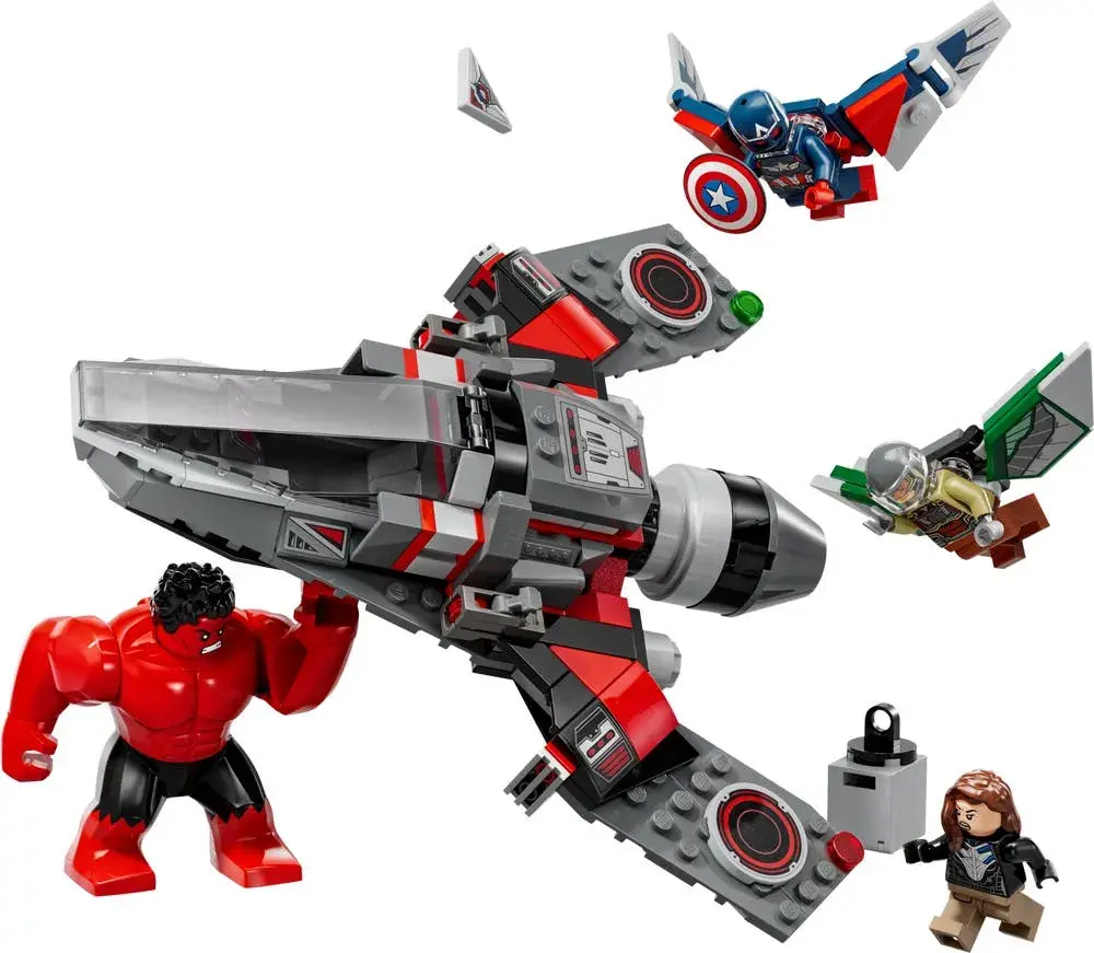 LEGO Marvel 76292 Captain America vs. Red Hulk Battle