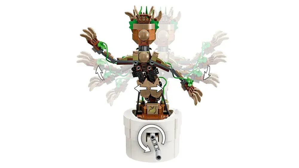 LEGO Marvel 76297 Dancing Groot details