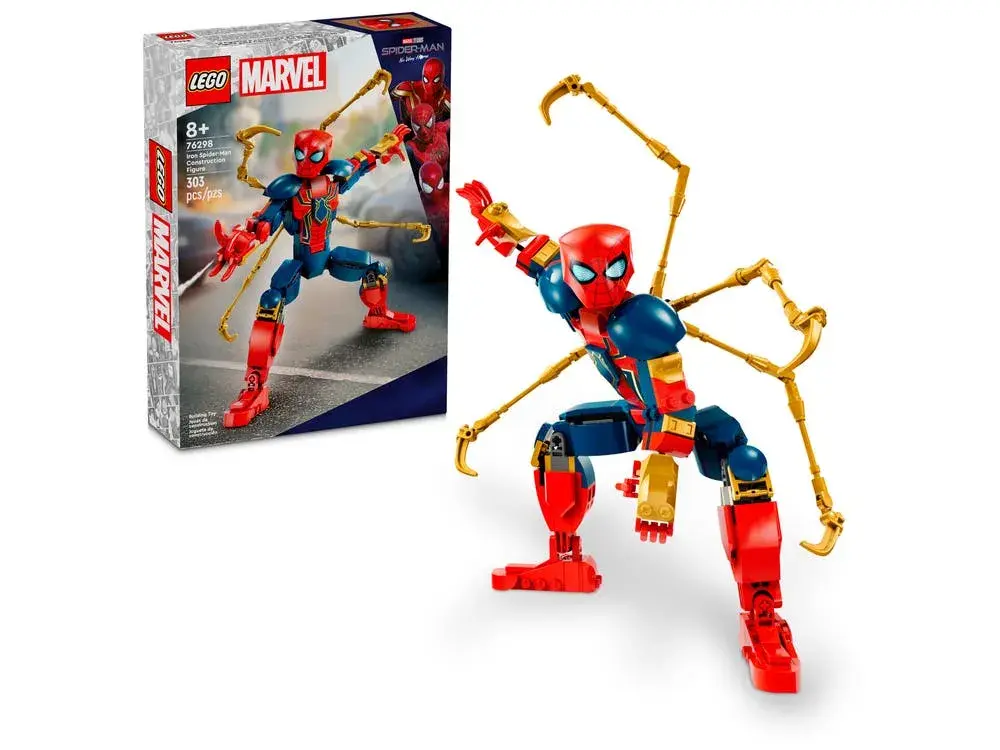 LEGO Marvel 76298 Iron Spider-Man Construction Figure box front
