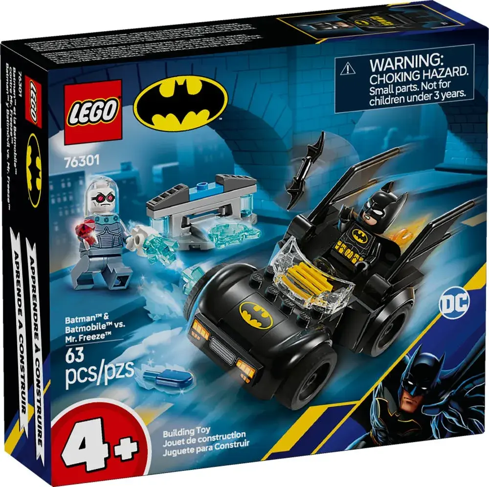 LEGO DC 76301 Batman & Batmobile vs. Mr. Freeze box front