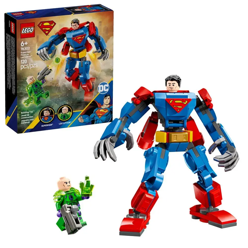 LEGO DC 76302 Superman Mech vs. Lex Luthor box front