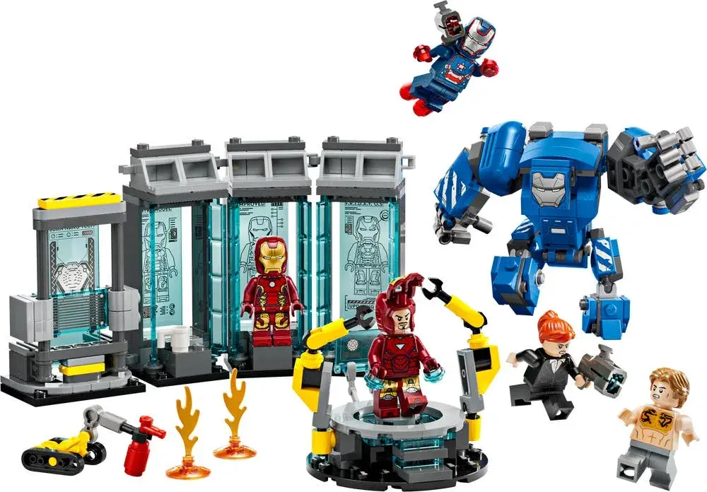 LEGO Marvel 76315 Iron Man's Laboratory: Hall of Armor