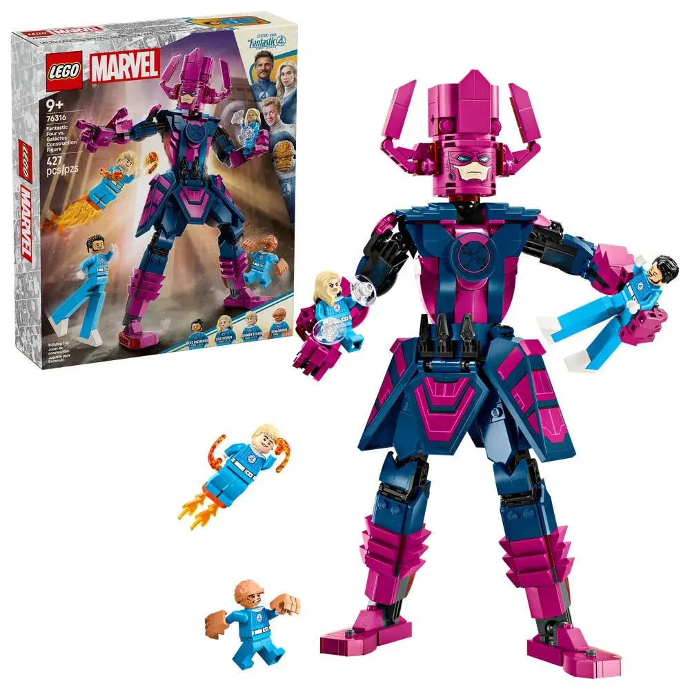 LEGO Marvel 76316 Fantastic Four vs. Galactus Construction Figure box front