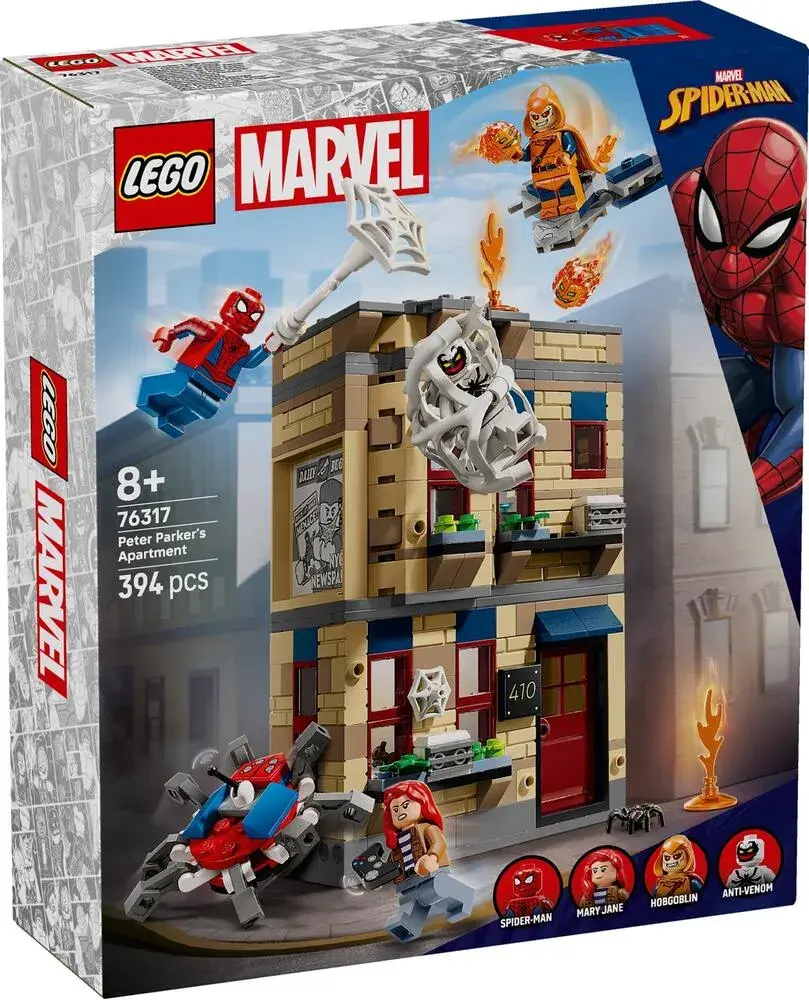 LEGO Marvel 76317 Peter Parker's Apartment box front