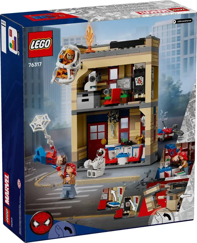 LEGO Marvel 76317 Peter Parker's Apartment box back