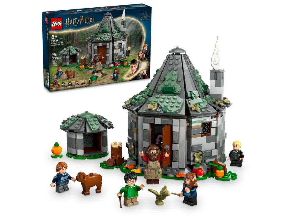 LEGO Harry Potter 76428 Hagrid's Hut: An Unexpected Visit box back