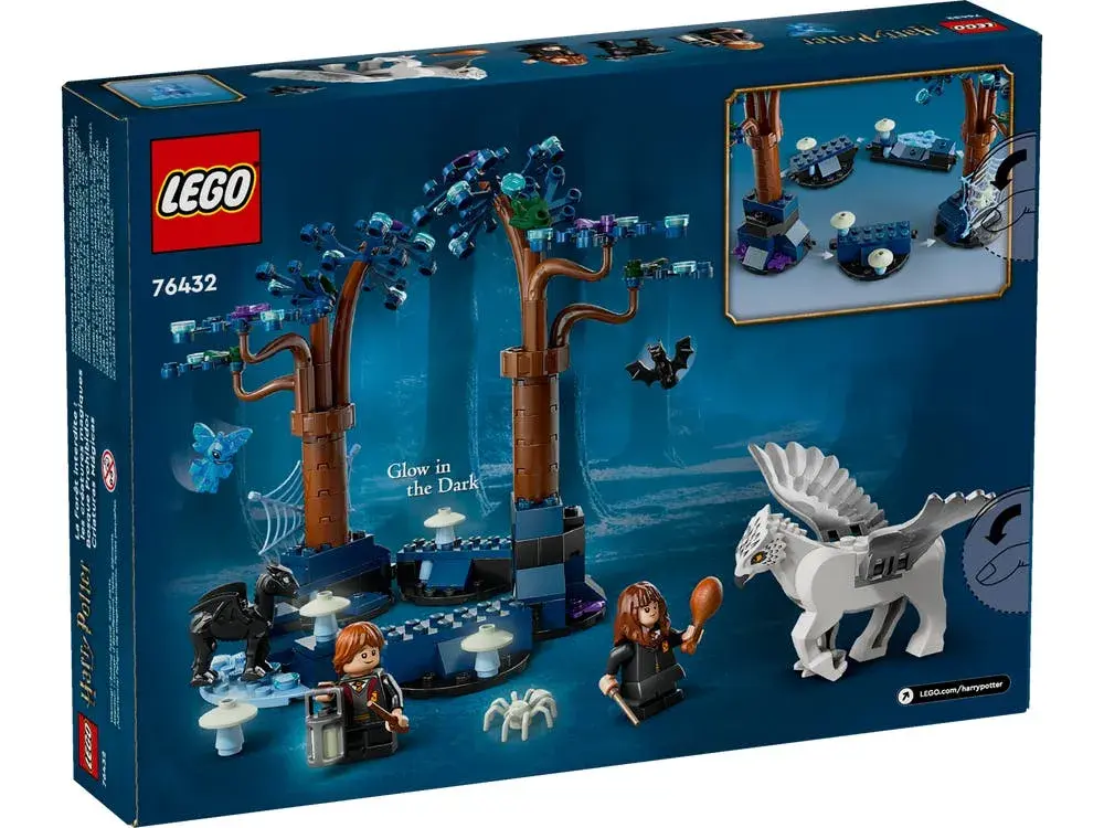 LEGO Harry Potter 76432 Forbidden Forest: Magical Creatures box back