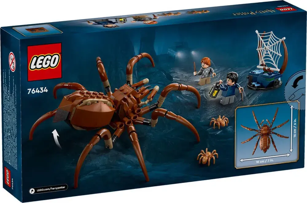 LEGO Harry Potter 76434 Aragog in the Forbidden Forest box back
