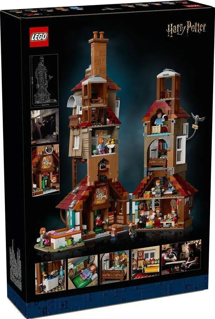 LEGO Harry Potter 76437 The Burrow – Collectors' Edition box back