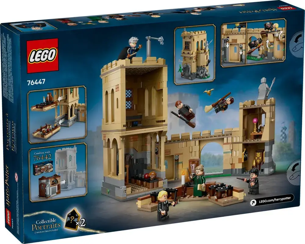 LEGO Harry Potter 76447 Hogwarts Castle: Flying Lessons box back