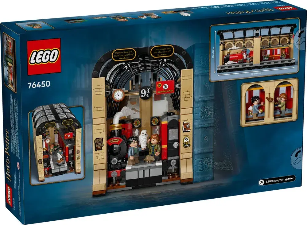 LEGO Harry Potter 76450 Book Nook: Hogwarts Express box back