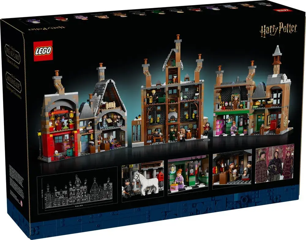 LEGO Harry Potter 76457 Hogsmeade Village – Collectors' Edition box back