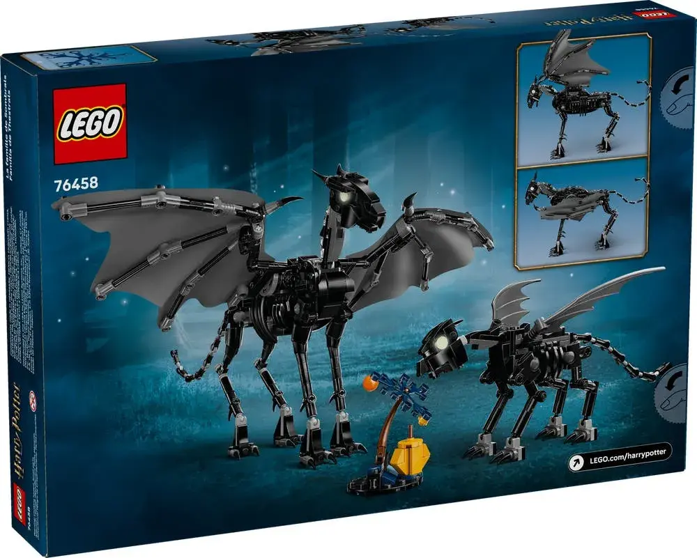LEGO Harry Potter 76458 Thestral Family box back