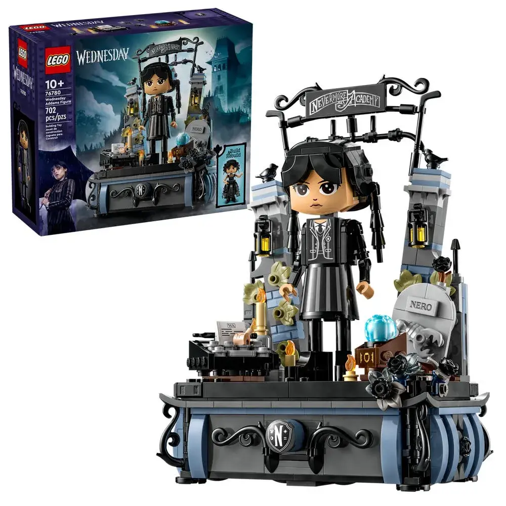 LEGO Wednesday 76780 Wednesday Addams Figure box front