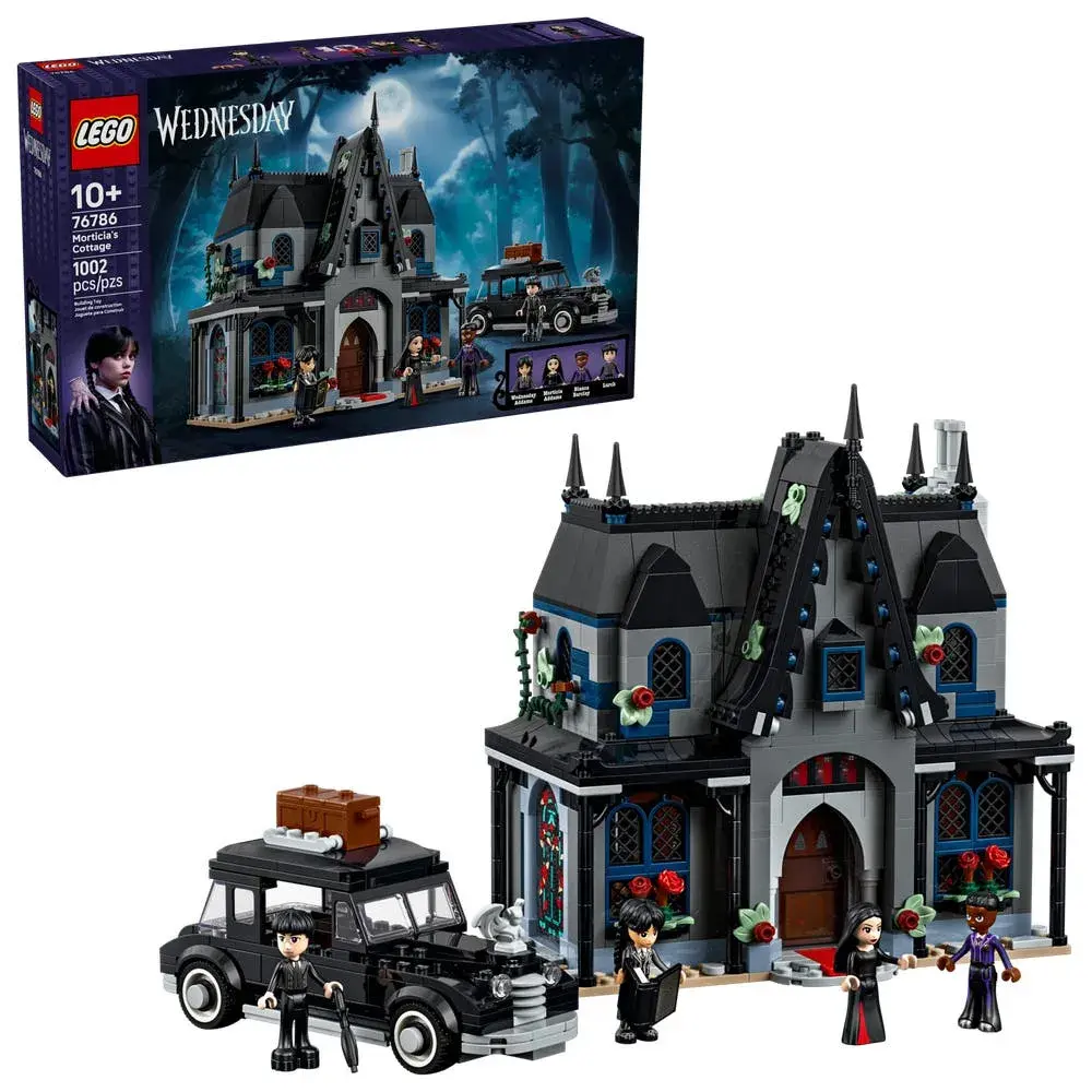 LEGO Wednesday 76786 Morticia's Cottage box front