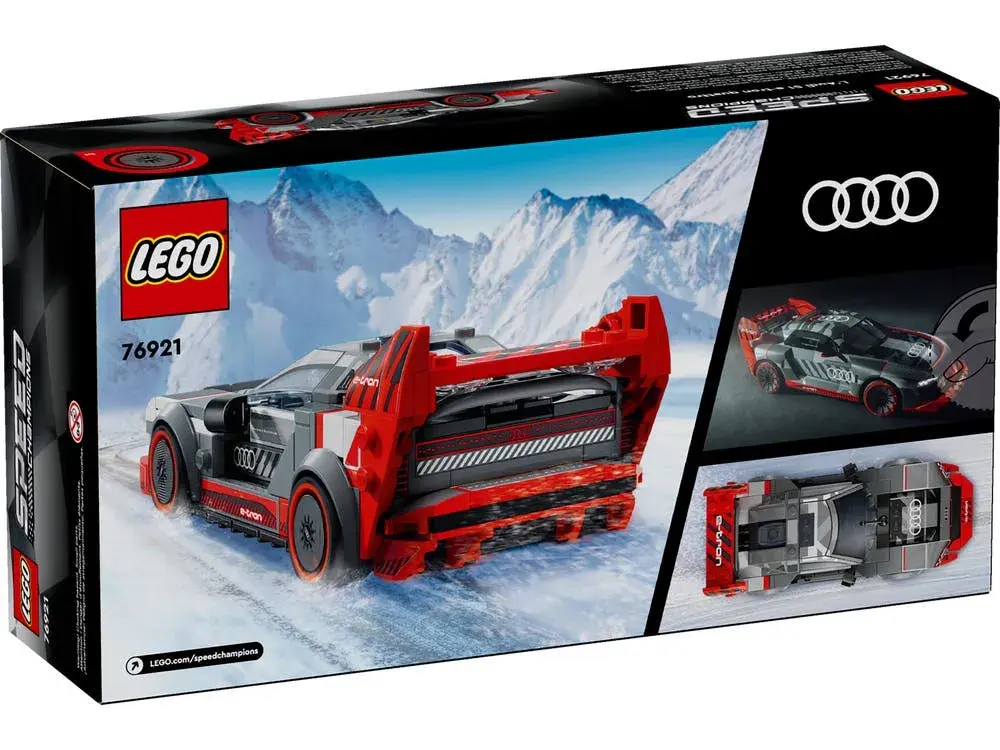 LEGO Speed Champions 76921 Audi S1 e-tron quattro Race Car box back