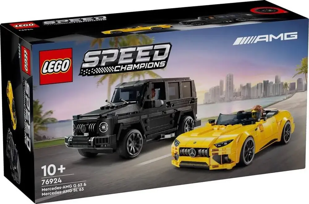 LEGO Speed Champions 76924 Mercedes-AMG G 63 & Mercedes-AMG SL 63 box front