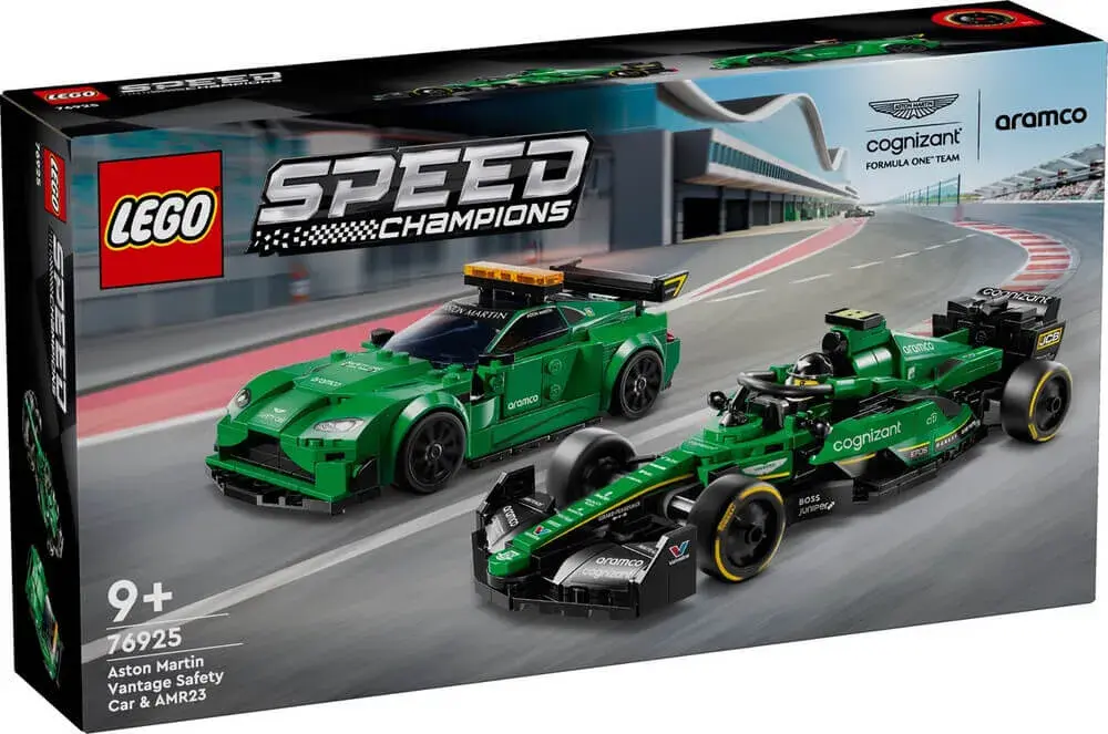LEGO Speed Champions 76925 Aston Martin Safety Car & AMR23 box front
