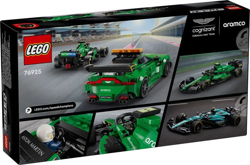 LEGO Speed Champions 76925 Aston Martin Safety Car & AMR23 box back