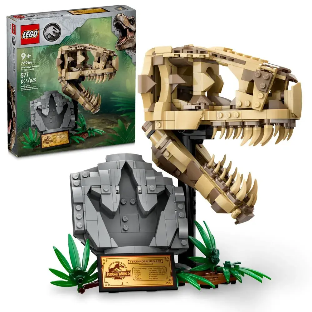 LEGO Jurassic World 76964 Dinosaur Fossils: T. rex Skull box front