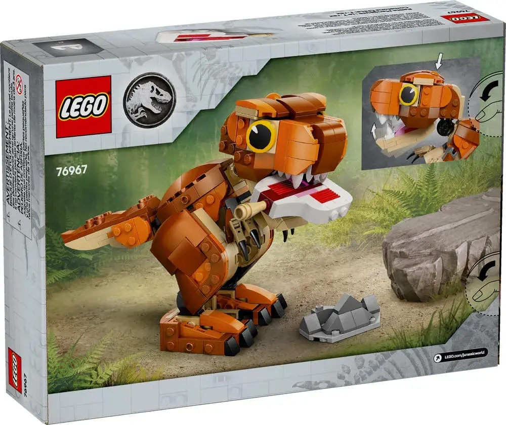 LEGO Jurassic World 76967 Little Eatie: T. rex box back