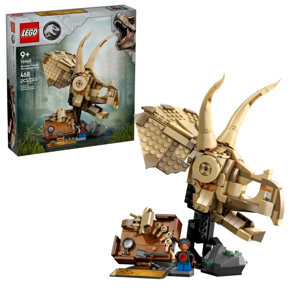 LEGO Jurassic World 76969 Dinosaur Fossils: Triceratops Skull box front