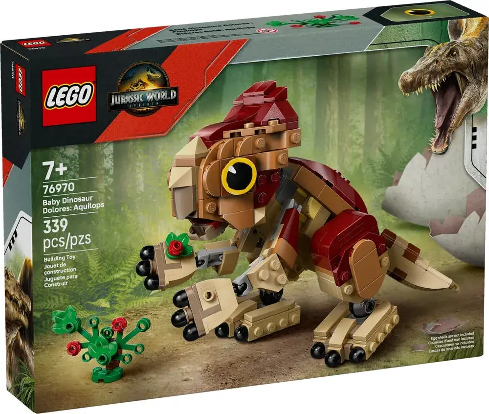 LEGO Jurassic World 76970 Baby Dinosaur Dolores: Aquilops box front