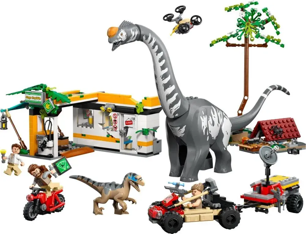 LEGO Jurassic World 76973 Raptor & Titanosaurus Tracking Mission